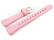 Bracelet montre Casio résine rose LW-203-4AV LW-203-4AVEF LW-203-4A LW-203-4 LW-203