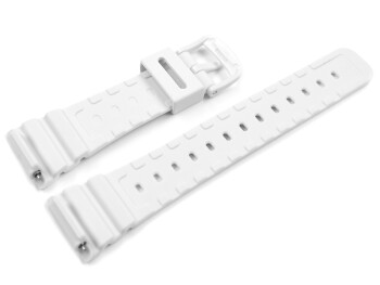 Bracelet Casio en résine blanche pour GMA-S2100-7A GMA-S2100