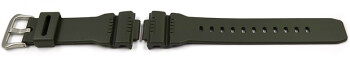 Bracelet de rechange Casio résine vert militaire GW-7900KG-3 GR-7900KG-3 GR-7900EW