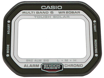 Verre Casio pièce de rechange original pour GW-5000-1 GW-5000 GW-5000U 5000U-1