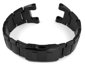 Bracelet de montre Casio acier et résine en noir pour MTG-1000BR-1AER MTG-1000BR