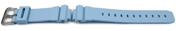Bracelet montre Casio résine bleu ciel DW-5600SC-2 DW-5600SC