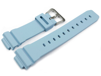 Bracelet montre Casio résine bleu ciel DW-5600SC-2...