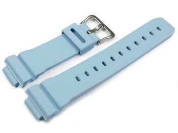 Bracelet montre Casio résine bleu ciel DW-5600SC-2 DW-5600SC