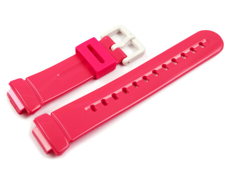Bracelet montre Casio rose vif en résine pour...