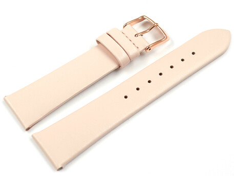 Bracelet montre cuir rose pour F20371/2 F20371/B F20371