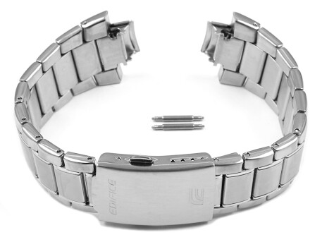 Bracelet de montre Casio pour EFA-129D-1AV, EFA-129D acier inoxydable