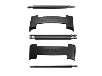 Pièces de bout noires et Tiges Casio pour bracelet en résine PRW-5100 PRW-2500 PRG-250-1B