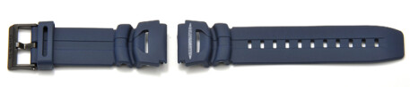 Bracelet de montre Casio pour WS-300-2, rsine, bleu fonc