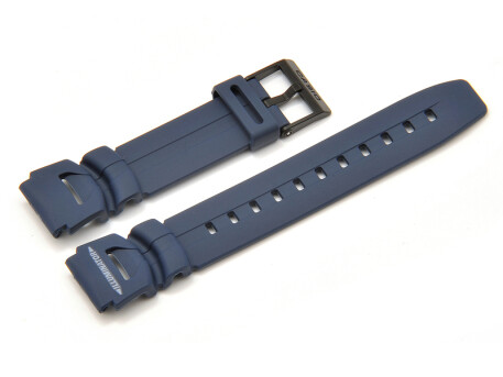 Bracelet de montre Casio pour WS-300-2, résine, bleu foncé