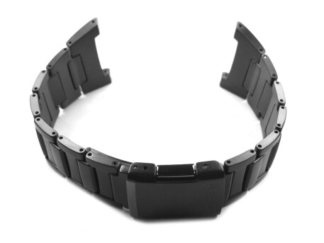 Bracelet de montre pour GS-1100D-1A, acier inoxydable, noir