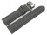 Bracelet montre boucle papillon rembourré matériau high-tech gris clair 18mm 20mm 22mm 24mm
