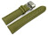 Bracelet montre boucle papillon rembourré matériau high-tech vert 18mm 20mm 22mm 24mm