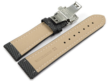 Bracelet montre boucle papillon rembourré...