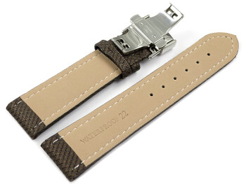 Bracelet montre boucle papillon rembourré...