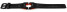 Bracelet montre en résine biosourcée noire et rouge pour GBD-H2000-1AER