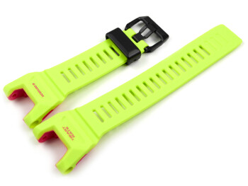 Bracelet montre en résine biosourcée verte jaune GBD-H2000-1A9