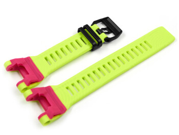 Bracelet montre en résine biosourcée verte...