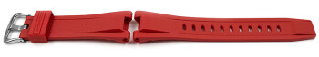 Bracelet montre Casio résine rouge pour GST-W300G-2A1