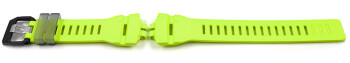 Bracelet montre Casio vert-jaune pour GBD-200-9 GBD-200-9ER en résine