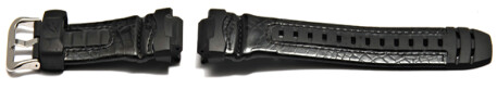 Bracelet de montre Casio pour G-304RL, cuir et résine, noir