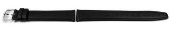 Bracelet de montre Lotus cuir lisse noir 18402