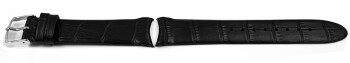 Bracelet montre Festina noir F16980  cuir grain croco