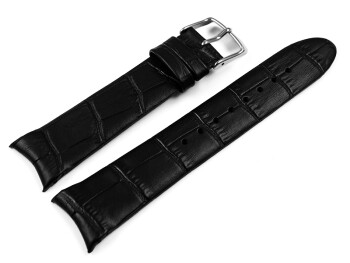 Bracelet montre Festina noir F16980  cuir grain croco