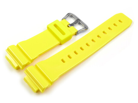 Bracelet montre Casio résine jaune pour DW-6900PL-9