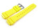 Bracelet montre Casio résine jaune pour DW-6900PL-9