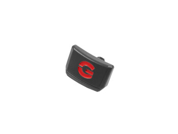 Casio Front Button G-2900F-1V Poussoir 6H en résine noire avec G rouge
