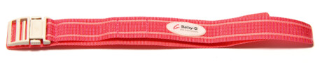 Bracelet montre Casio p.BG-1003AN-4, BG-340, etc. textile,rose bonbon