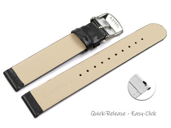 Bracelet montre dégagement rapide végan en fibre de pomme noir 12mm 14mm 16mm 18mm 20mm 22mm