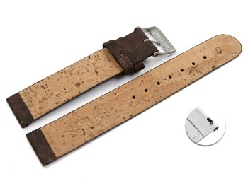 Bracelet montre dégagement rapide VEGAN en...