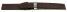 Bracelet montre dégagement rapide boucle déployante VEGAN en liège brun foncé 12mm 14mm 16mm 18mm 20mm 22mm