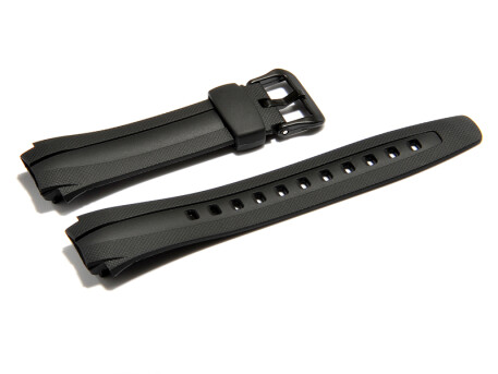 Bracelet montre Casio p.AQ-160,AQ-163, résine, noire
