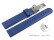 Bracelet montre dégagement rapide boucle déployante végan en fibre de pomme bleu 12mm 14mm 16mm 18mm 20mm 22mm