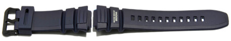 Bracelet de montre Casio p.WV-200,AE-2000W, résine, bleu foncé