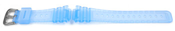 Bracelet de rechange Casio résine bleu clair pour DW-5600LS-2