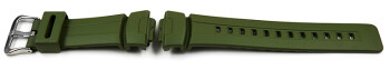 Bracelet de rechange dorigine Casio résine vert militaire G-100CU-3A