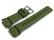 Bracelet de rechange dorigine Casio résine vert militaire G-100CU-3A