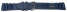 Bracelet montre à dégagement rapide en silicone pour les montres de plongées bleu 18mm 20mm 22mm 24mm