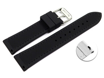 Bracelet montre à dégagement rapide noir...