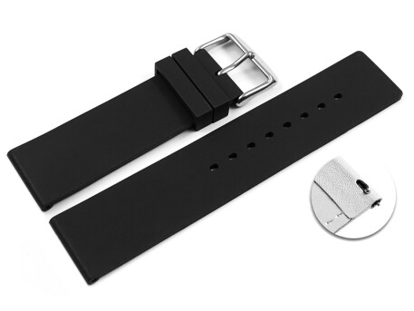 Bracelet montre plongée silicone noir