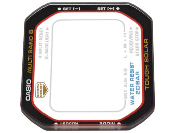 Verre de montre Casio verre minéral de rechange pour GW-M5610-1