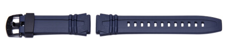Bracelet de montre Casio pour HDD-600C, résine, bleue