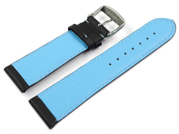 Bracelet de montre en cuir perforé two-colors...