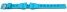 Bracelet montre Casio résine turquoise GBA-800-2A2
