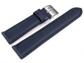 Bracelet de montre VEGAN en grain bleu...