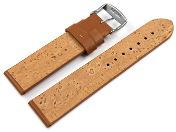 Bracelet montre végétalien en cactus marron...